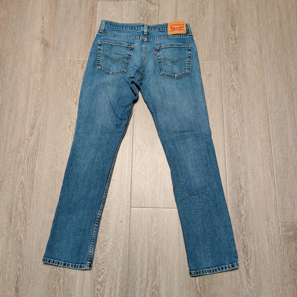 Levi's 511‎ Slim Fit Jeans Mens 32x32 Blue Straight Leg Stretch Denim 30
